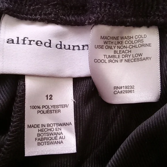Alfred Dunner Black Pants - Picture 2 of 7